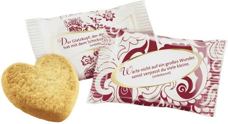 Real Coppenrath Tassenportion Cookie-Herzen Vanille (200 x 5g) Süßigkeiten